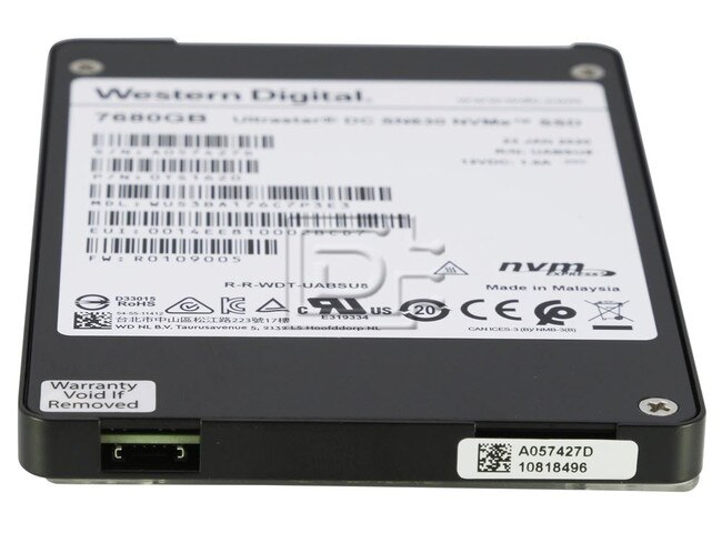 Hitachi 0TS1620 WUS3BA176C7P3E3 PCIe NVMe Solid State Drive image 3