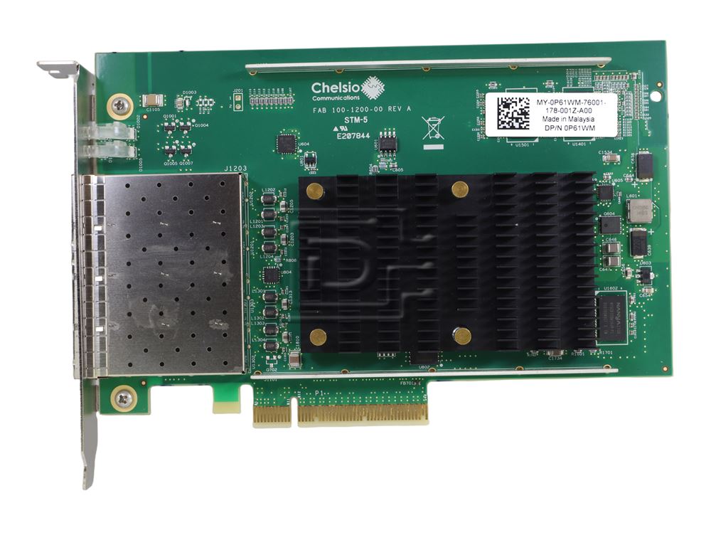 Generic T540-CR P61WM 0P61WM 100-1200-00 PCIe Express 10GbE Intel Server Adapter Image 2 image