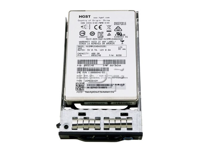 Dell Equallogic Compellent 105-000-513-00 105-000-513 118000046-03 eMLC Enterprise SAS SSD Solid State Drive image 1