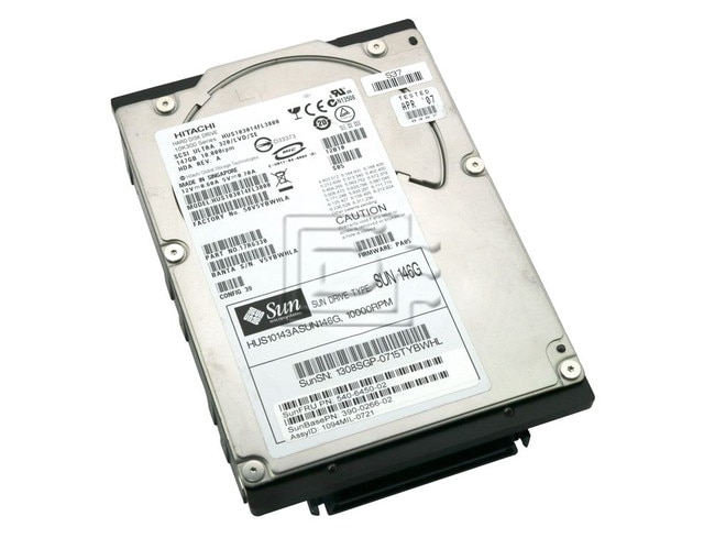 Hitachi 17R6330 390-0206-02 HUS10143ASUN146G SUN-146G 540-6450-02 SCSI Hard Drives image 1