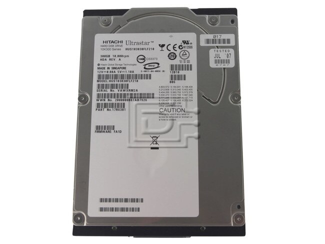 Hitachi 17R6381 HUS103030FLF210 Fibre Fiber Channel Hard Drives image 1