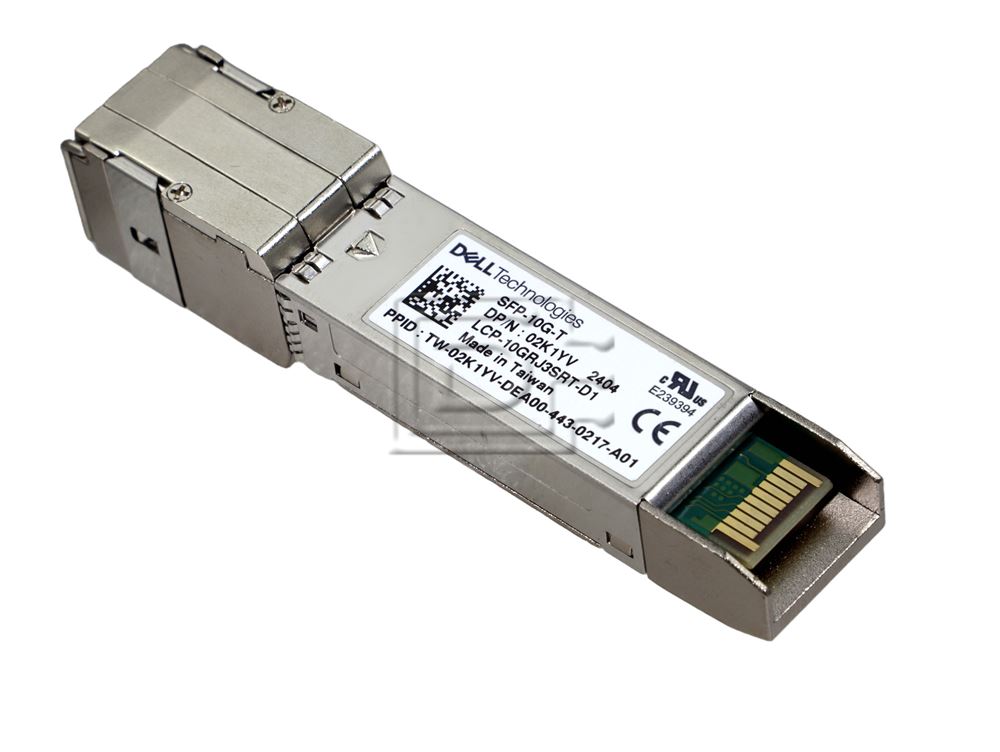Dell 2K1YV SFP-10G-T 02K1YV SFP 10Gbps Rj45 Transceiver Module Image 1 image