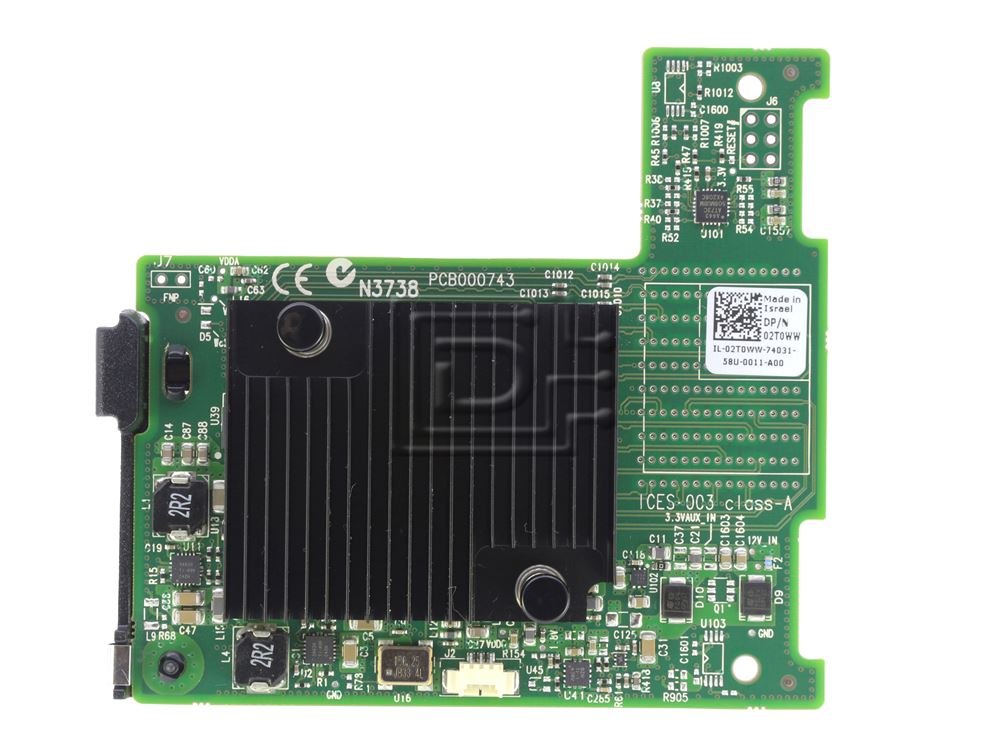 Dell 2T0WW 02T0WW Quad Port 10 Gigabit Ethernet Adapter / NDC Image 3 image