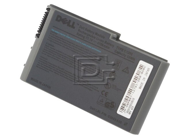 Dell 312-0191 3R305 8P783 08P783 7P867 07P867 0R163 00R163 Latitude Laptop Battery image 2