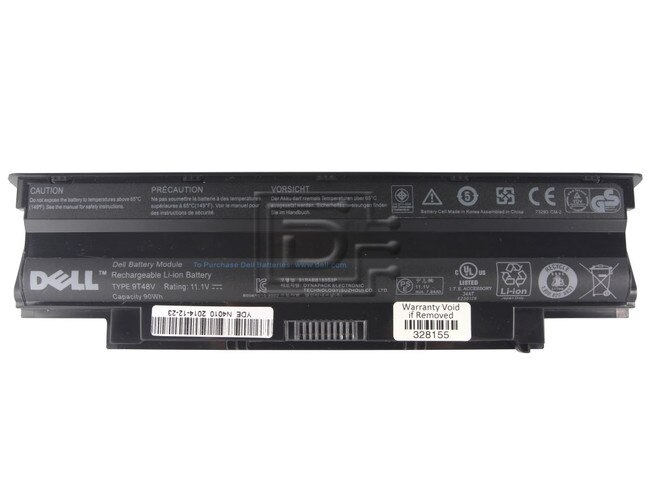 Dell 312-0234 4T7JN 04T7JN 9T48V, YXVK2 ,0YXVK2 Inspiron Series Laptop Battery Image 1 image