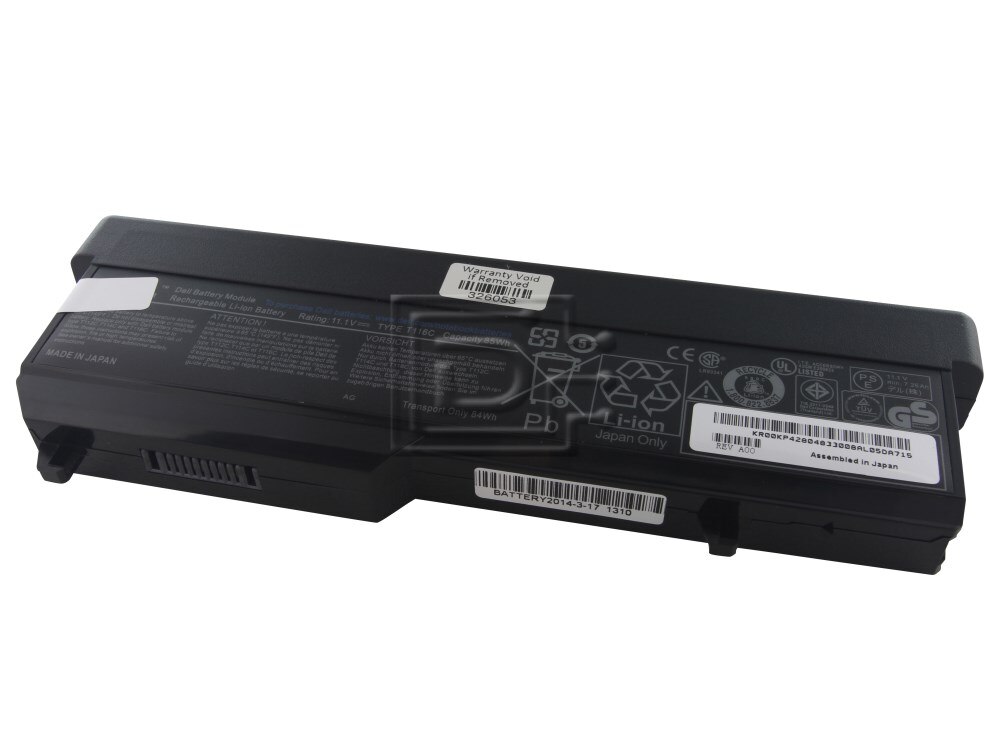 Dell 312-0725 312-0724 312-0922 451-10655 N950C N956C N958C T116C U661H 0N950C 0N956C 0N958C 0T116C 0U661H G276C 0G276C G274C 0G274C Dell Vostro Series Laptop Battery Image 2 image