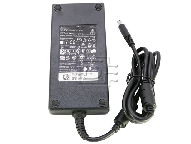 Dell 331-7957 TW1P0 0TW1P0 WW4XY 0WW4XY DA180PM111 Dell 180-Watt 3-Prong AC Adapter image 1