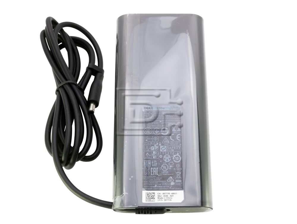 Dell 332-1829 TX73F 0TX73F HA130PM130 DA130PM130 06TTY6 6TTY6 ADP-130EB BA RN7NW 0RN7NW V363H 0V363H 5JDV6 05JDV6 Dell Power Adapter Image 1 image