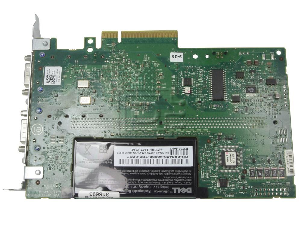 Dell 341-5899 K275F 0K275F MP969 0MP969 0FY374 FY374 PR174 0PR174 FU022 0FU022 0J155F J155F SAS / Serial Attached SCSI RAID Controller Card Image 2 image