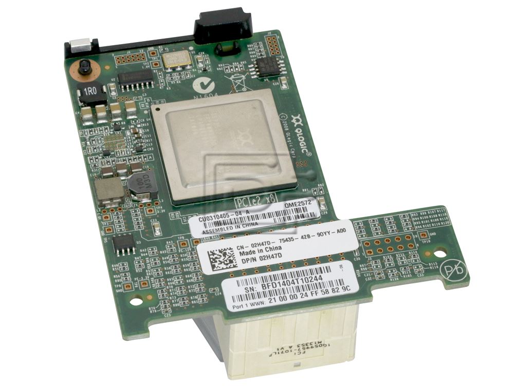 Dell 341-8044 R112D 0R112D T019D 0T019D 2H47D 02H47D MPW51 0MPW51 W7KT8 0W7KT8 YKR24 0YKR24 QME2572 Fibre Mezzanine Card Image 1 image