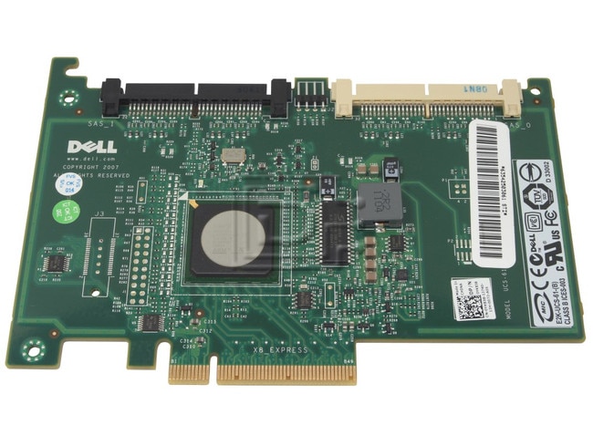 Dell 341-9536 YK838 0YK838 DX481 0DX481 SAS / Serial Attached SCSI RAID Controller Card image 1