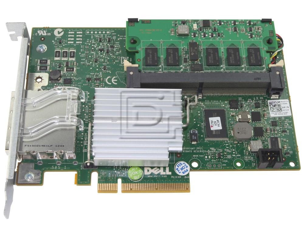Dell 342-1193 NH118 0NH118 N743J 0N743J 71N7N 071N7N 87V49 087V49 D90PG 0D90PG SAS / Serial Attached SCSI RAID Controller Card Image 1 image