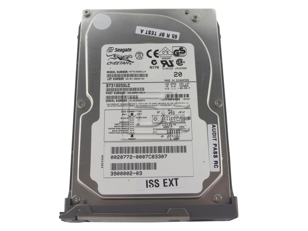 SUN MICROSYSTEMS 390-0002 SCSI Hard Drive Image 1 image
