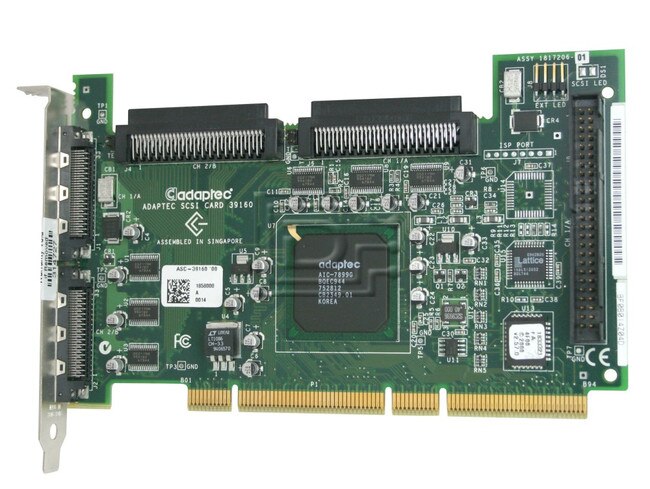 ADAPTEC 39160 W2414 SCSI Controller image 1
