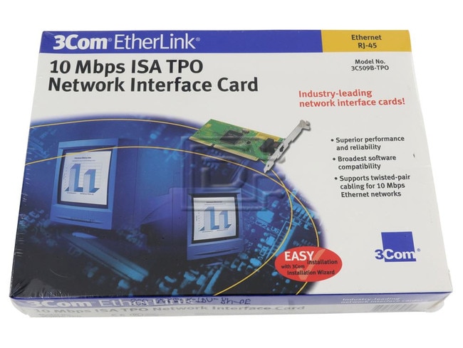 3COM 3C509B-TPO 3C509B-TPO 3C509BTPO Ethernet Adapter / NIC image 1