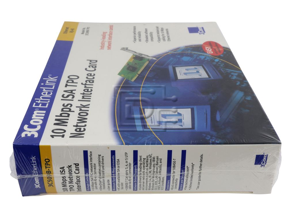 3COM 3C509B-TPO 3C509B-TPO 3C509BTPO Ethernet Adapter / NIC Image 3 image