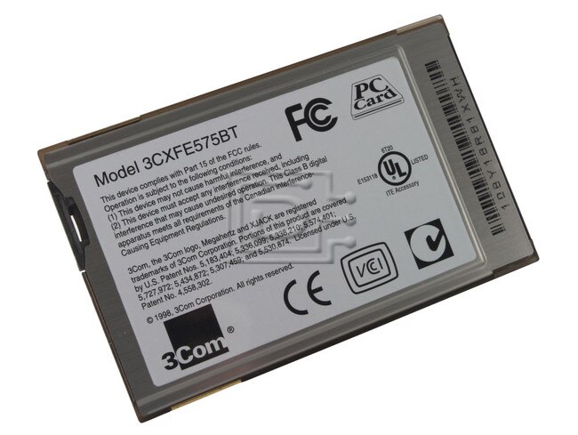 3COM 3CXFE575BT PCMCIA LAN Adapter image 2