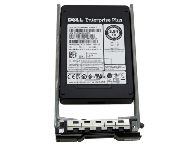 Dell 400-AJDE 4NMJF 04NMJF 400-AJDZ CT0H2 Dell Compellent SC4020 3.84TB SAS SSD Image 1 image