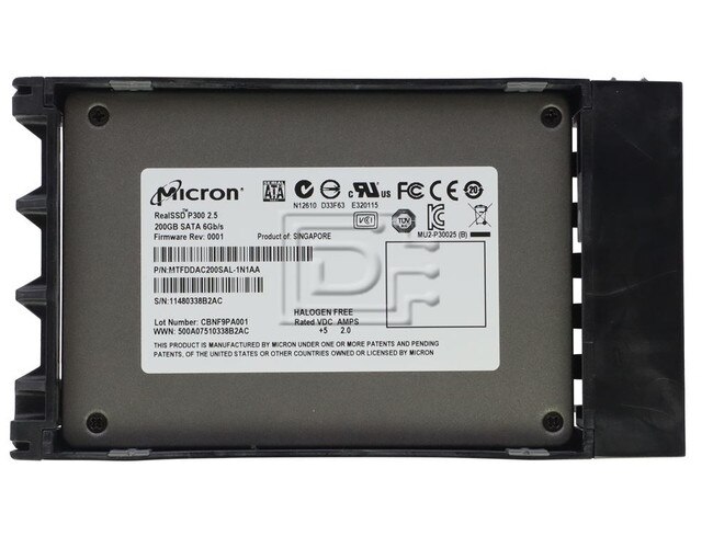 Micron 403-0087-01 MTFDDAC200SAL SATA Solid State Drive Image 1 image