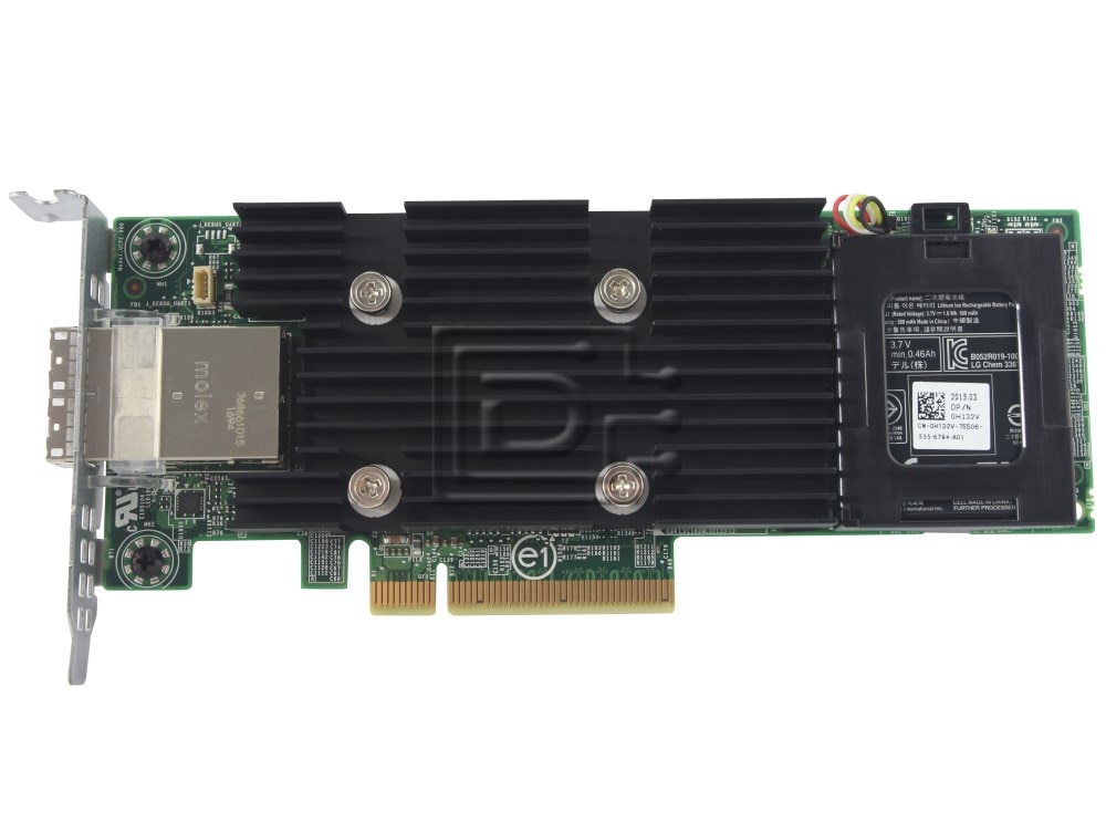 Dell 405-AAER 25CKG 025CKG NR5PC 0NR5PC 463-0705 PCIe SAS RAID Controller Image 1 image