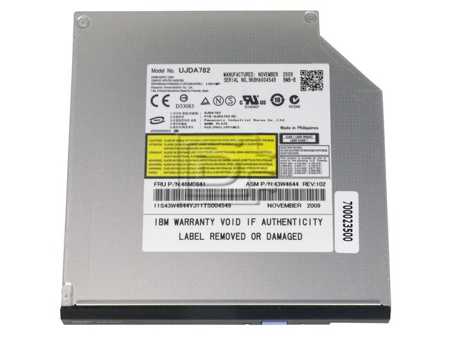 IBM 43W4644 UJDA782 46M0841 DVD +/- RW Drive Tray image 2