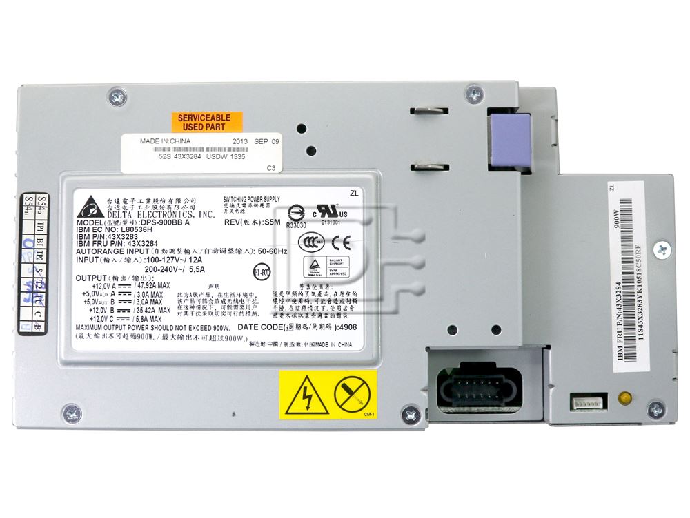 IBM 43X3284 DPS-900BB-A 43X3283 IBM Power Supply Image 4 image