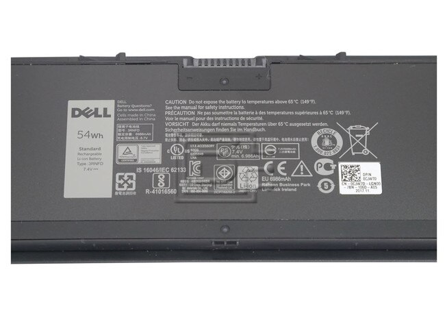 Dell CJW7D G0G2M 451-BBOG 451-BBFS 451-BBQE 3RNFD 6G86K G95J5 T19VW 5K1GW G95J5 451-BBFT 451-BBFY CJW7D KKNHH Latitude Laptop Battery Image 2 image