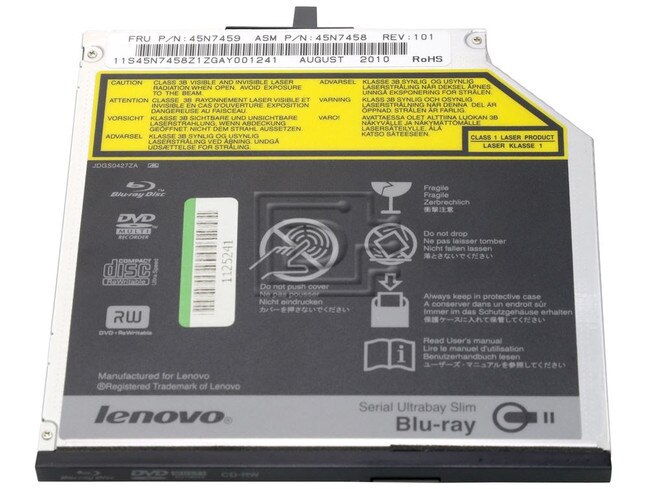 LENOVO 45N7459 45N7458 Blu-Ray Writer Image 2 image