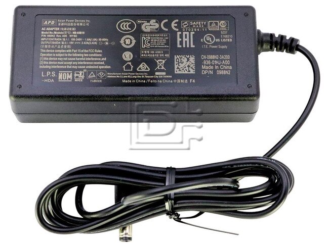 Dell 492-BBUX 59826 P0DTR 988N2 3MGNP Dell Laptop AC Power Adapter Image 1 image