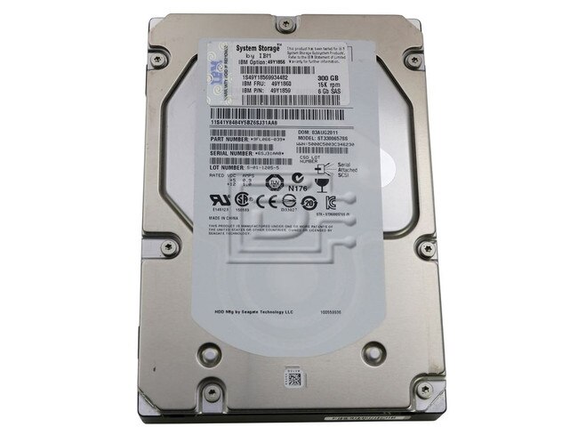 IBM 49Y1860 49Y1859 49Y1856 9FN066-038 SAS Hard Drive Image 1 image