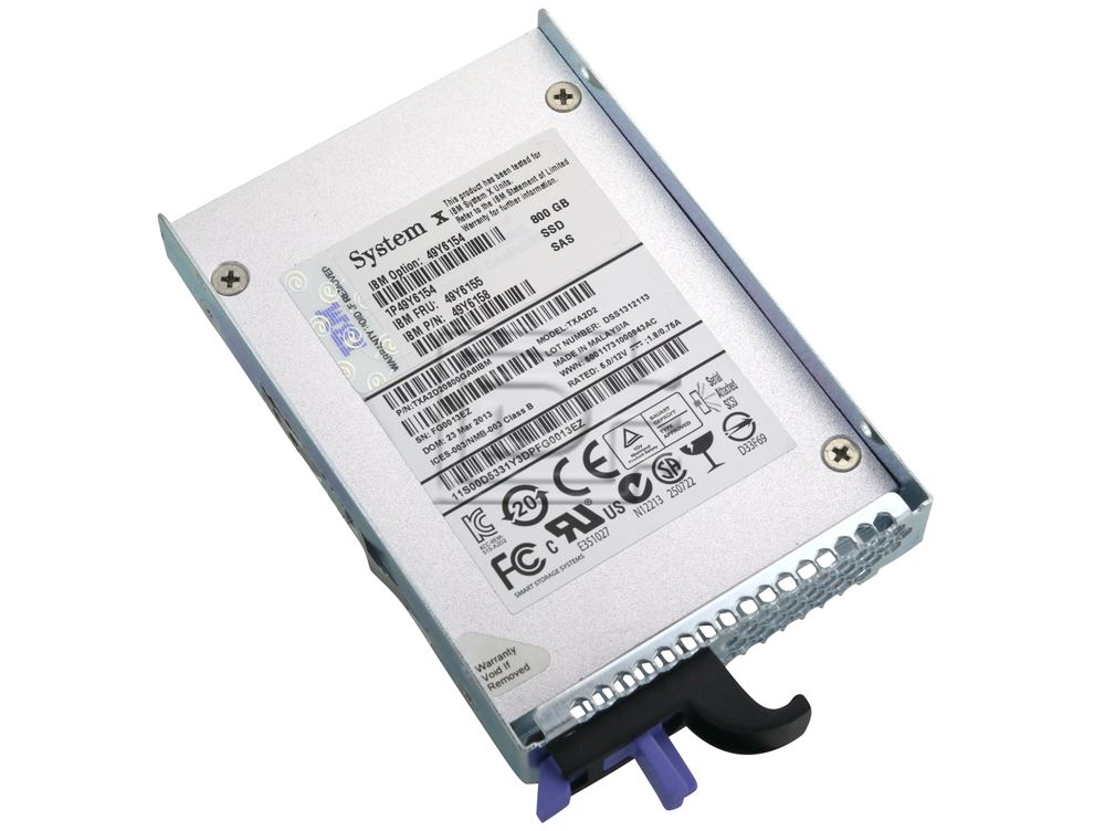 IBM 49Y6154 49Y6155 SAS Solid State Drive Image 1 image