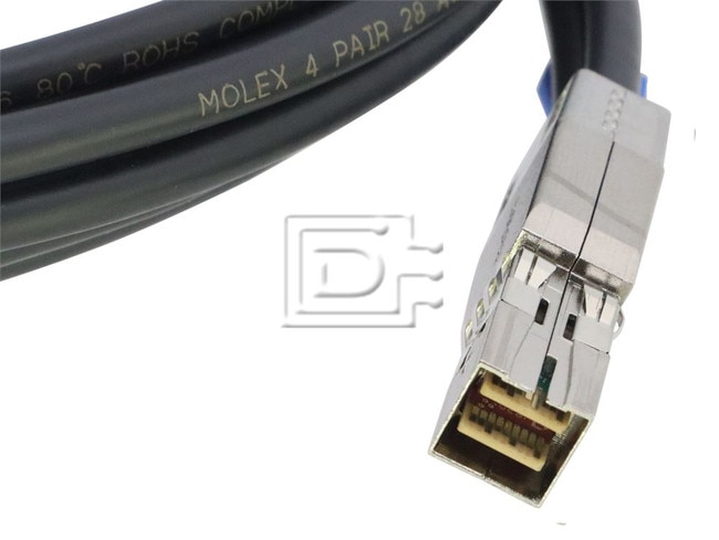 Dell 52X5M 052X5M mini SAS SFF 8644 cable assembly Image 4 image