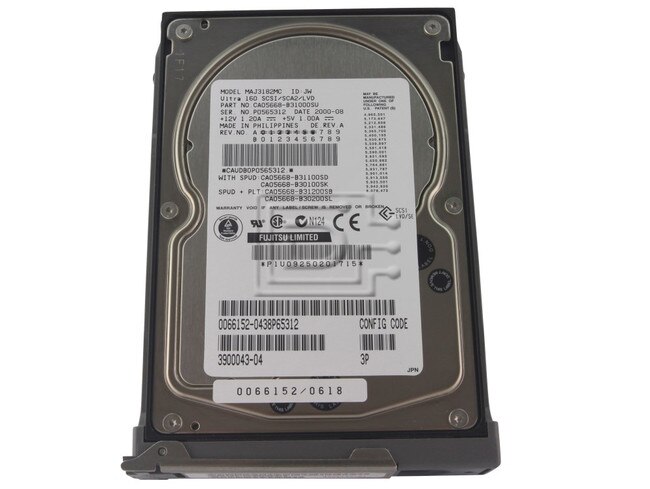 SUN MICROSYSTEMS 540-4177 390-0043 X5237A SCSI hard drive Image 1 image