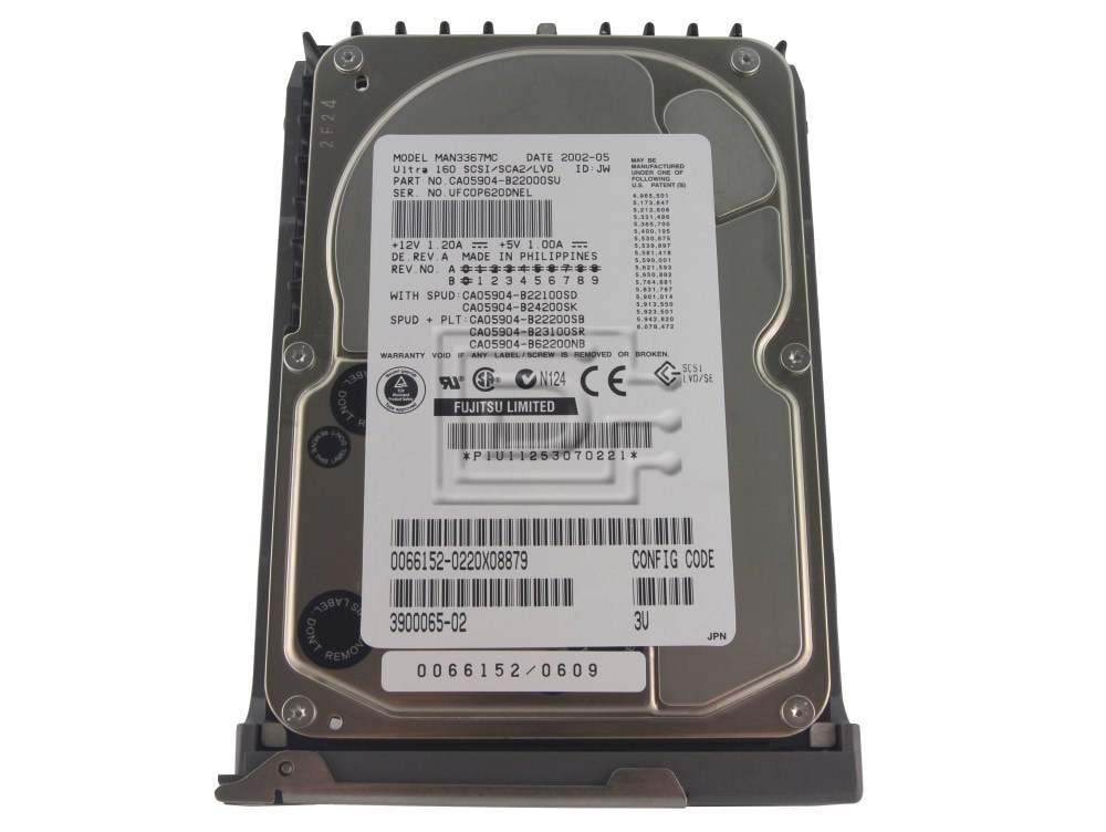 SUN MICROSYSTEMS 540-5451 X5267A SCSI hard drive Image 1 image