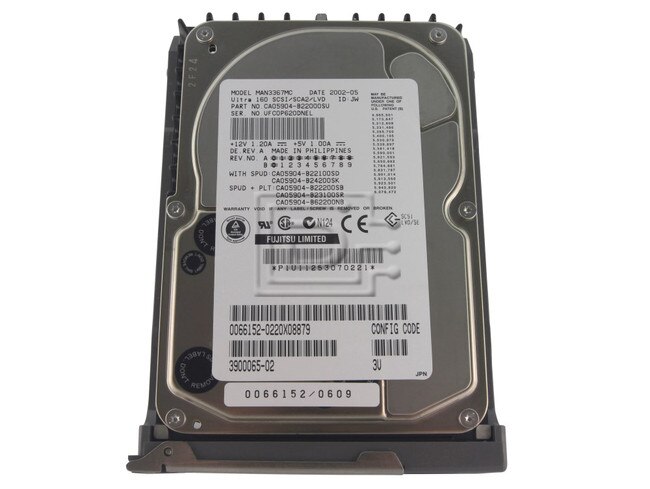 SUN MICROSYSTEMS 540-5451 X5267A SCSI hard drive image 1