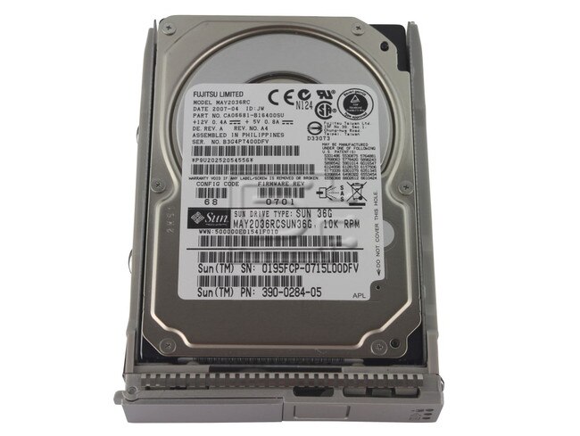 SUN MICROSYSTEMS 540-6610 390-0284 MAY2036RC 390-0284-05 SAS hard drive image 1