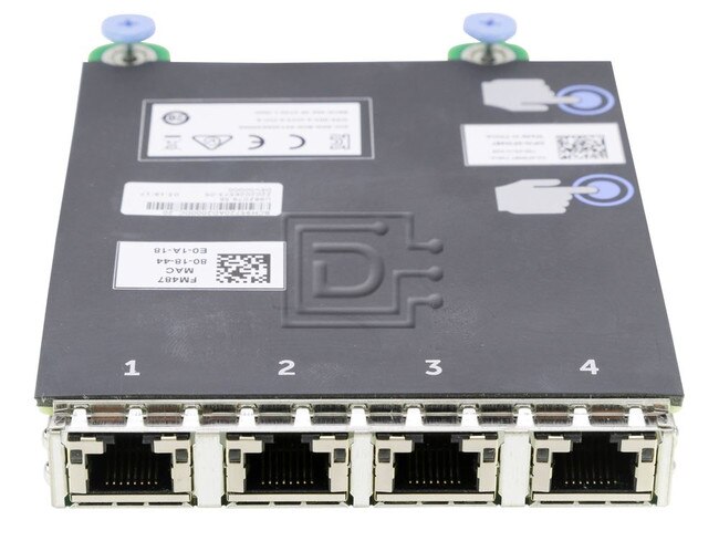 Dell 540-BBHG 0FM487 FM487 0R1XFC R1XFC Quad Port Gigabit Ethernet Adapter / NIC image 3