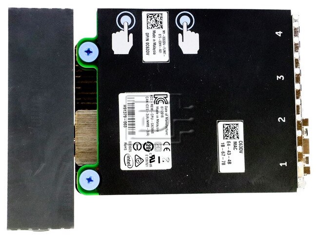Dell 540-BBHJ 67XRW C63DV Network Daughter Adapter NIC image 3