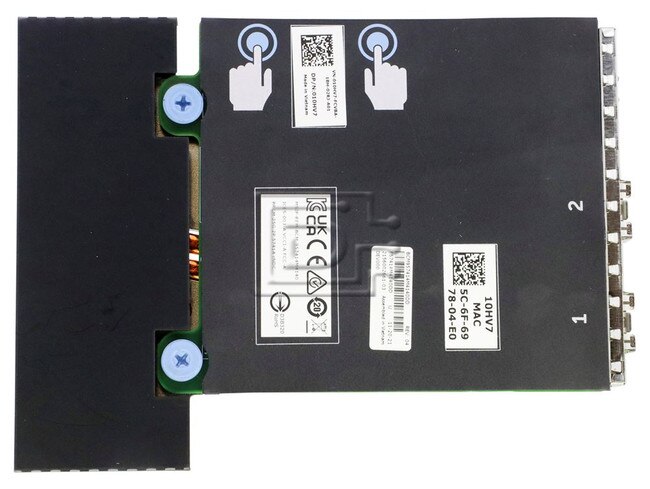 Dell 540-BBUM 10HV7 Dual-Port 10/25GbE SFP28 RNDC Network Adapter / NIC Image 2 image