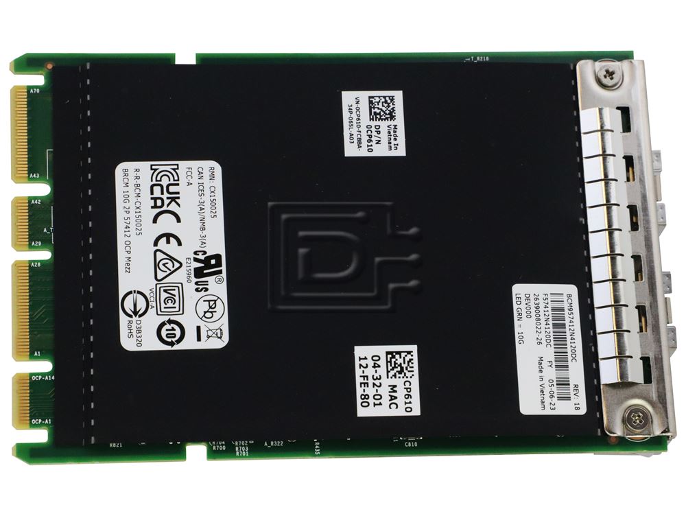 Dell 540-BCOQ 476K8 CP610 0CP610 Server OCP NIC Image 2 image