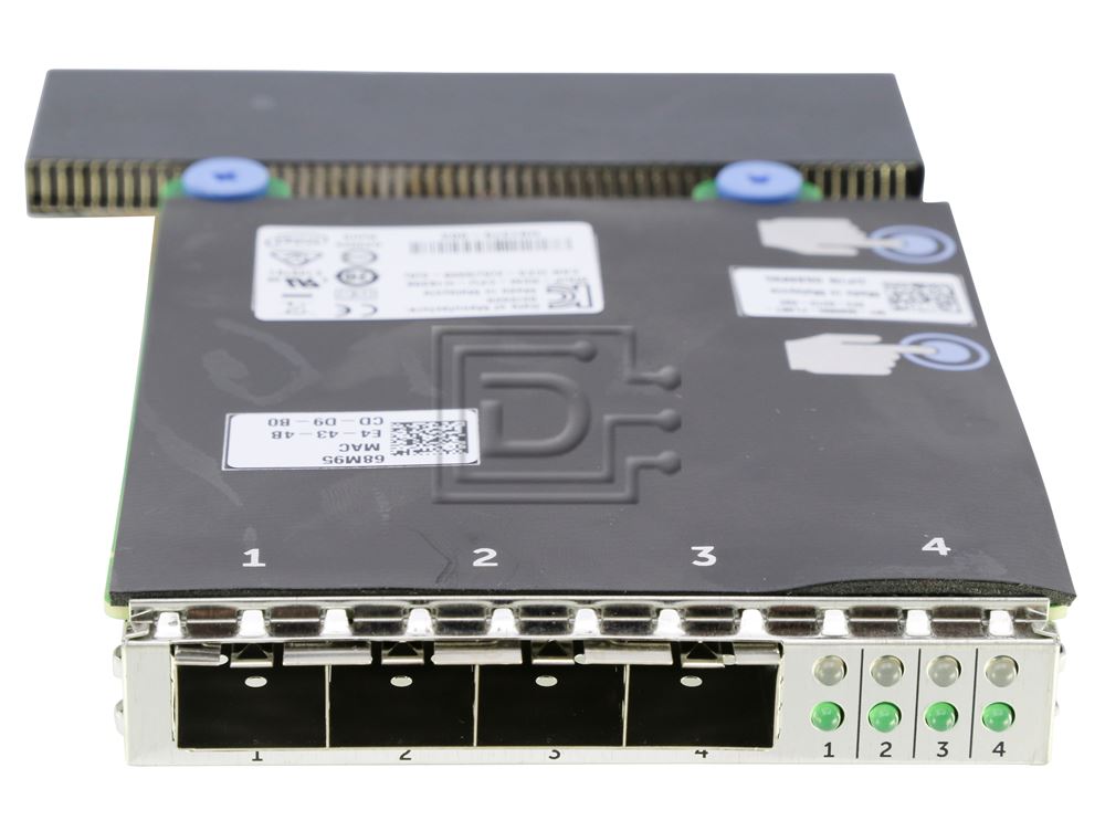 Dell 555-BCKL X6RD7 68M95 10Gb Network Quadport quad port SFP+ Image 3 image