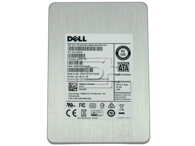 LITE-ON 3C01108187 WC8RX 0WC8RX 3C01108187 SATA Solid-State Drive Image 1 image