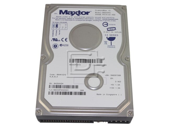 Maxtor 6B200P0 IDE hard drives Image 1 image