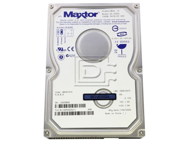 Maxtor 6L100P0 IDE hard drives Image 1 image