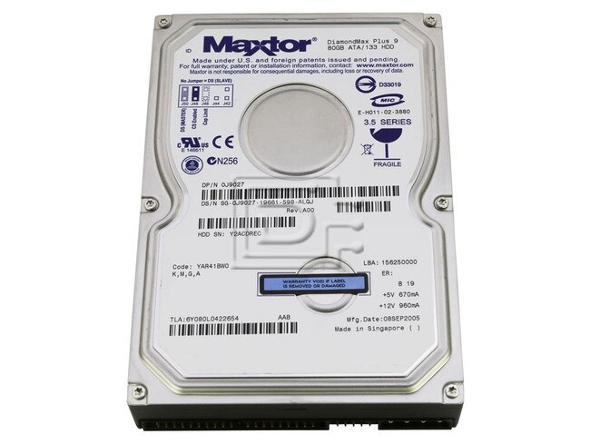 Maxtor 6Y080L0 0J9027 IDE hard drives Image 1 image