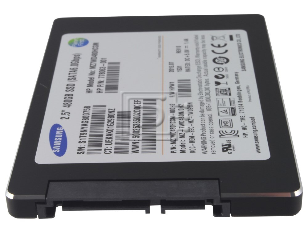 HEWLETT PACKARD 778063-001 MZ7WD480HCGM SATA SSD Image 2 image