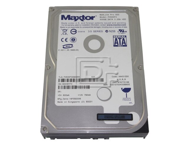 Maxtor 7H500F0 SATA Hard Drive image 1