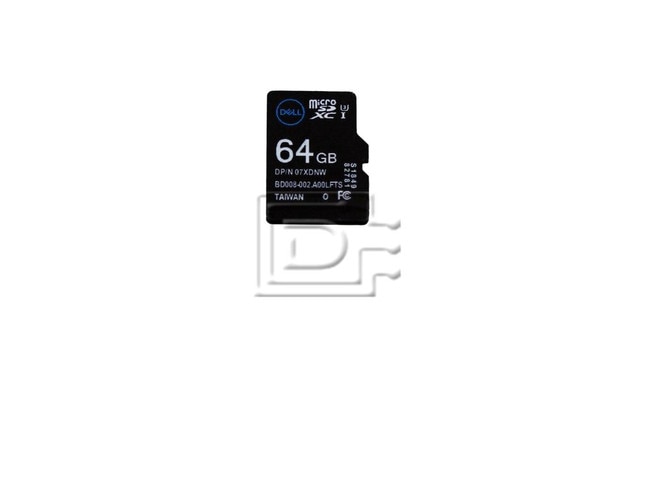 Dell 7XDNW 07XDNW SD Card Image 1 image