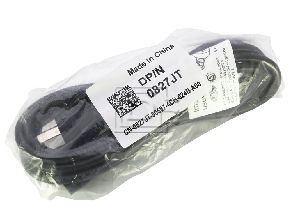 Dell 827JT 0827JT Power Cable Image 2 image