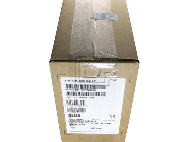 HEWLETT PACKARD 861592-B21 861608-001 857642-001 857652-006 MB008000JWAYH SAS Helium Hard Drive Image 2 image